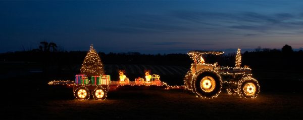 Christmas Hay Ride Lights