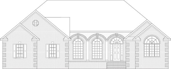 Home Elevation Line Art