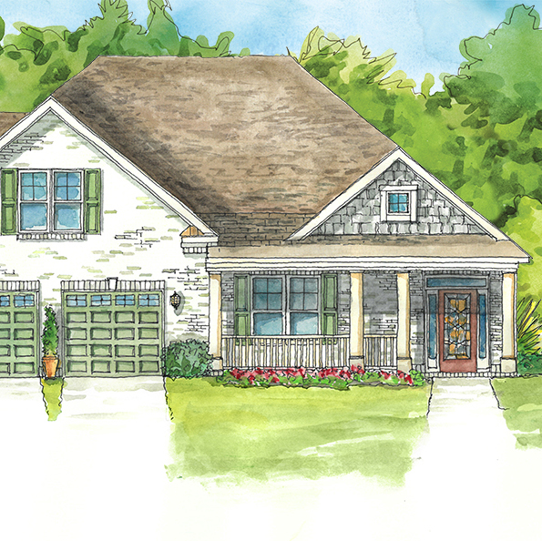 Waterford Stratton Home Rendering Illustration