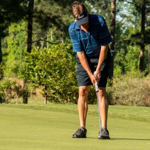 man playing golf